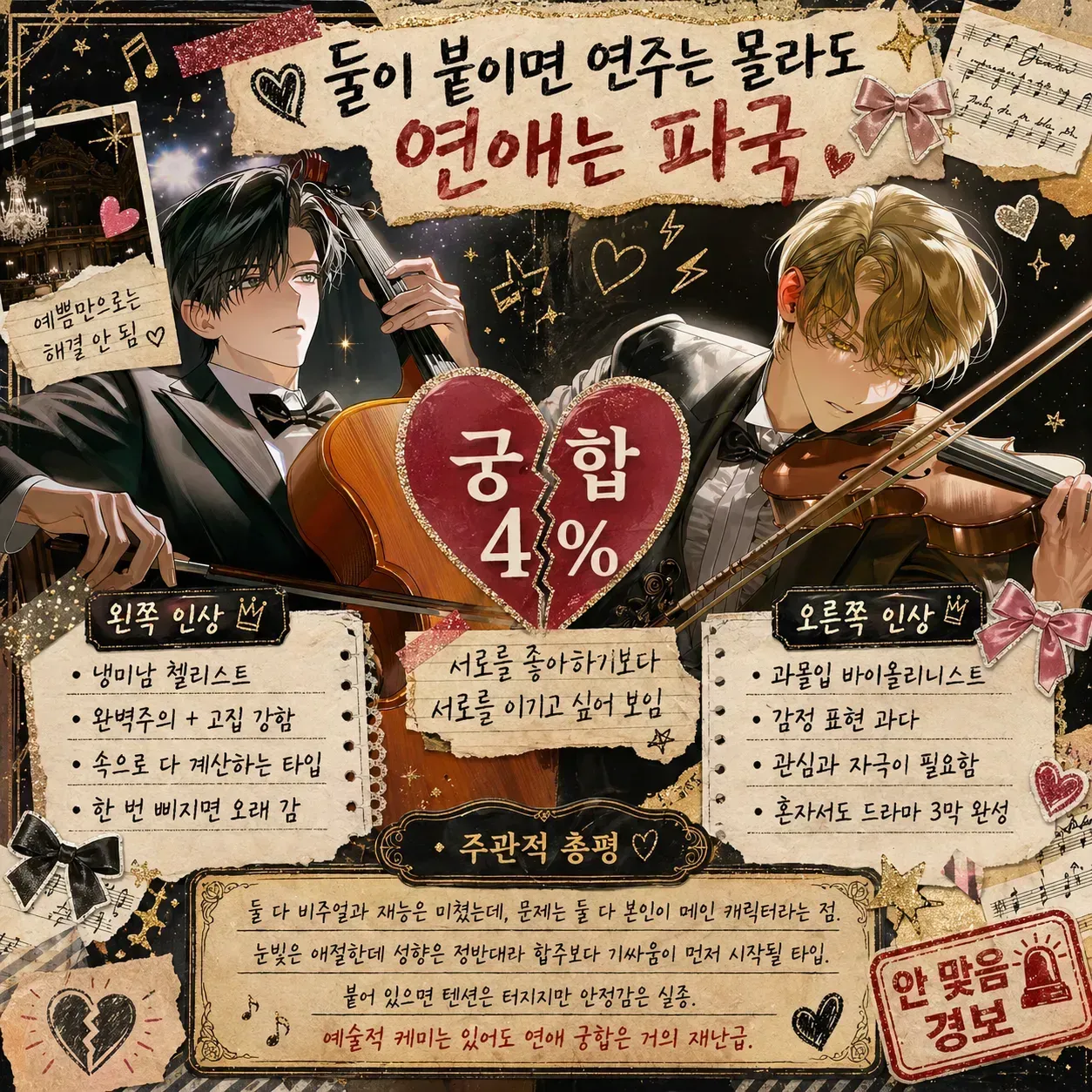 궁합 최악